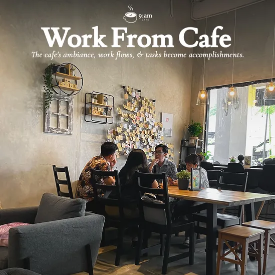 9am Cafe Social Space - Work From Cafe
